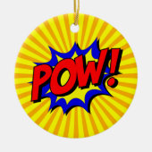 POW Comic Word Ornament (Vorne)