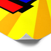 POW Comic Word Poster (Ecke)