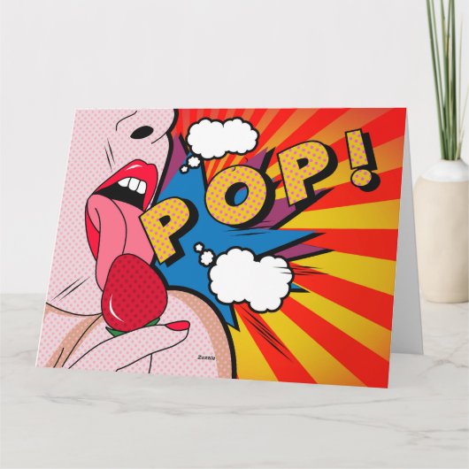 Pow-Comicen Karte (Rückseite)