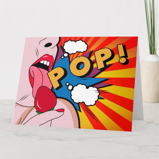 Pow-Comicen Karte (Vorderseite)