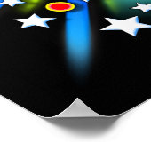 POW! Explosionsdruck Poster (Ecke)