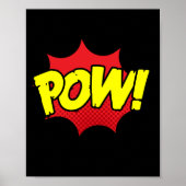Pow! Fett Pop Art Comic Impact Poster (Vorne)
