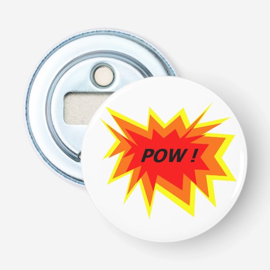 POW ! FLASCHENÖFFNER (Vorderseite)