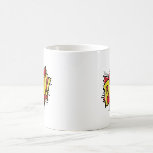 Pow Funny Mug Kaffeetasse (Mittel)