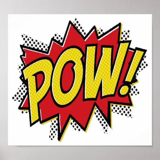 Pow Funny Poster (Vorne)