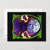 POW! Geld bläst POSTCARD auf Postkarte (Vorne/Hinten)