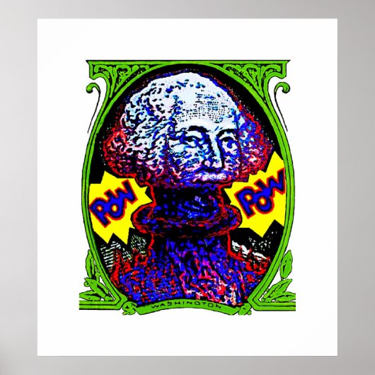POW! Geld bläst POSTER Weißer Hintergrund billig (Vorne)
