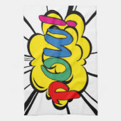 Pow! Geschirrtuch (Vertikal)