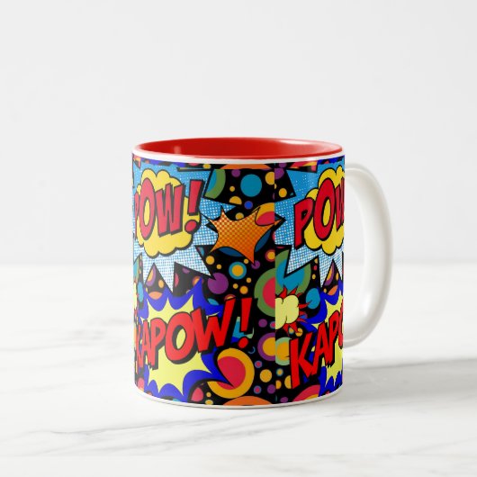 Pow Kapow Tasse (VorderseiteRechts)