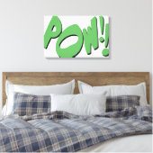 POW! LEINWANDDRUCK (Insitu (Schlafzimmer))