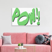 POW! LEINWANDDRUCK (Insitu (Wohnzimmer))