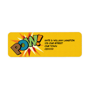 POW Lustige Retro-Comic-Book-Pop-Art