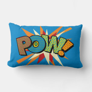 POW Lustige Retro-Comic-Book-Pop-Art Lendenkissen