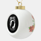 POW MIA: Amerikanische Militärhelden Gefangene des Keramik Kugel-Ornament (Rechts)