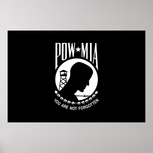 POW MIA: Amerikanische Militärhelden Gefangene des Poster (Vorne)