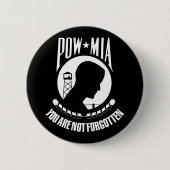 POW MIA-Flag Button (Vorderseite)