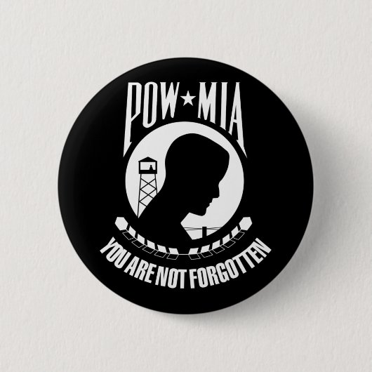 POW MIA-Flag Button (Vorderseite)