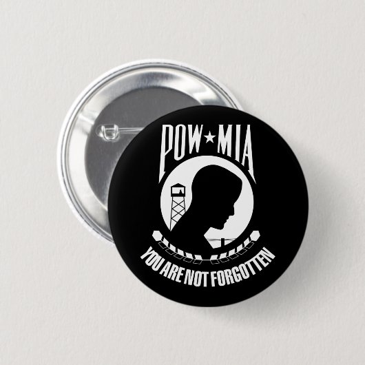 POW MIA-Flag Button (Vorne & Hinten)