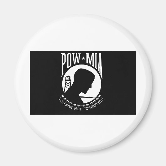 POW+MIA-Flag Magnet (Vorne)