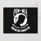 POW MIA-Flag Postkarte (Vorderseite)