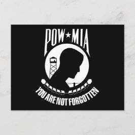 POW MIA-Flag Postkarte