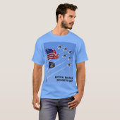 POW MIA Flag, USA Flag & The Thunderbird T-Shirt (Vorne ganz)