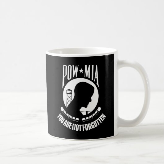POW-MIA Flagge Kaffeetasse (Rechts)