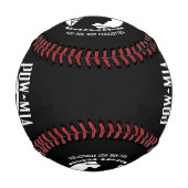 POW-MIA-Flagge: Vermisste Soldaten des Vietnamkrie Baseball (Vorderseite)