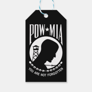 POW-MIA-Flagge: Vermisste Soldaten des Vietnamkrie Geschenkanhänger