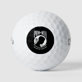 POW-MIA-Flagge: Vermisste Soldaten des Vietnamkrie Golfball (Vorderseite)