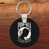 POW-MIA-Flagge: Vermisste Soldaten des Vietnamkrie Schlüsselanhänger (Vorderseite)