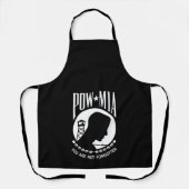 POW-MIA-Flagge: Vermisste Soldaten des Vietnamkrie Schürze (Vorderseite)