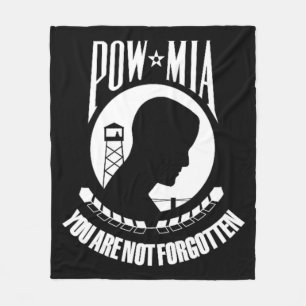 "POW MIA Fleece Blanket"