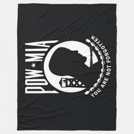 POW/MIA FLEECEDECKE (Vorderseite)