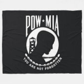 POW/MIA FLEECEDECKE (Vorderseite (Horizontal))