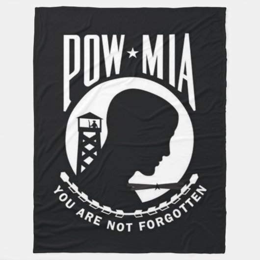 POW/MIA FLEECEDECKE (Vorderseite)