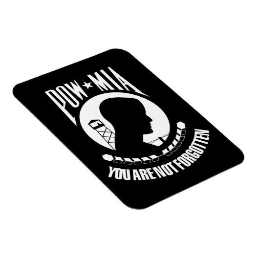 POW - MIA Flexable Magnet (Rechte Seite)