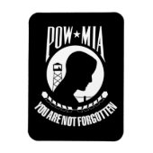 POW - MIA Flexable Magnet (Vertikal)