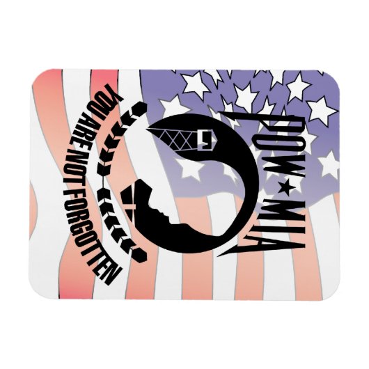 POW - MIA Flexable Magnet (Horizontal)