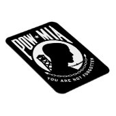POW MIA Flexable Magnet (Rechte Seite)