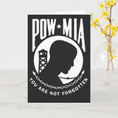 POW MIA Grußkarte Karte (Gelbe Blume)