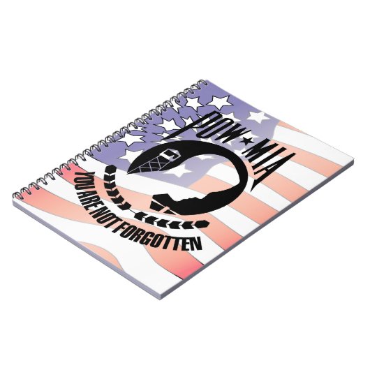 POW - MIA-Notebook Notizblock (Linke Seite)