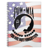 POW - MIA-Notebook Notizblock (Vorderseite)
