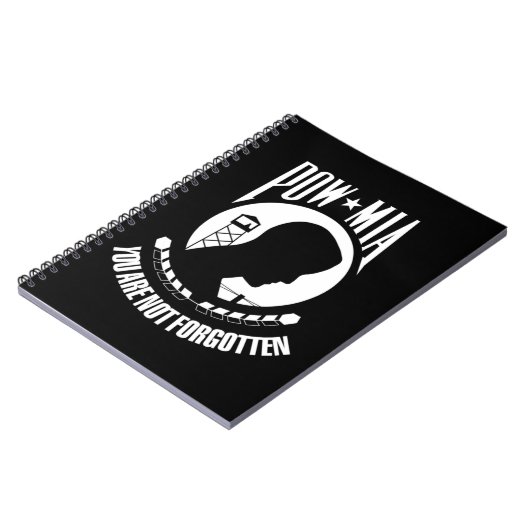 POW - MIA-Notebook Notizblock (Linke Seite)