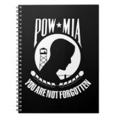 POW - MIA-Notebook Notizblock (Vorderseite)