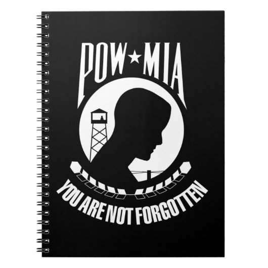 POW - MIA-Notebook Notizblock (Vorderseite)