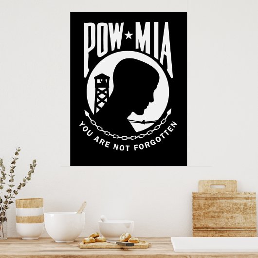 POW MIA POSTER (Küche)