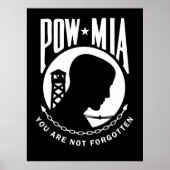 POW MIA POSTER (Vorne)