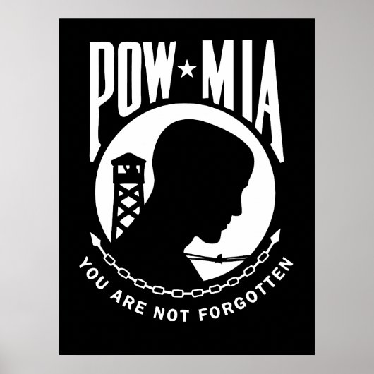 POW MIA POSTER (Vorne)