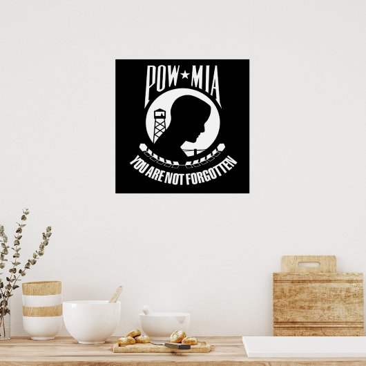 POW MIA POSTER (Küche)